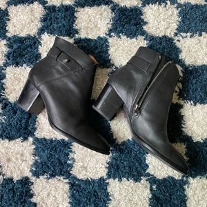 Madewell Leather Heeled Boots